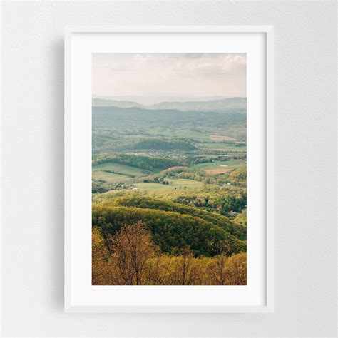 Blue Ridge Rural 01 - Fancy Gap Virginia Photography White Framed Wall ...