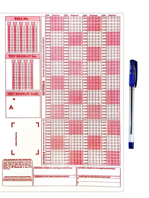 Career Point- OMR Sheet | 200 MCQ's | 120 Sheets | A4 Size | New ...