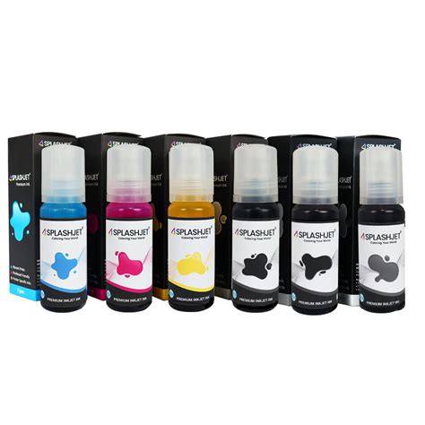 Splashjet 011/012 Compatible Refill Ink for Epson L8180 / L8160 Printer ...