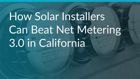 Strategies for California Solar Installers to Cope with less Solar ...