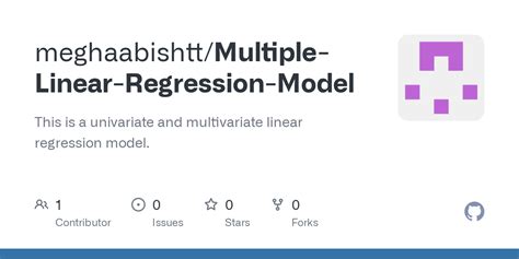A Multiple Linear Regression Model 的图像结果