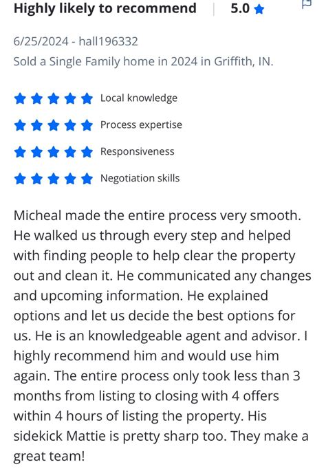 Michael Hutchins on LinkedIn: Another great review from a fantastic client!