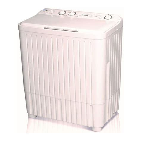 HAIER TWIN-TUB WASHING MACHINE USER MANUAL Pdf Download | ManualsLib