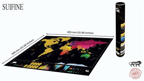 Travel Scratch Map - Classic Black Edition | Travel Gifts | Travel ...