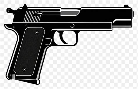 PNG Gun silhouette clip art | Premium PNG - rawpixel