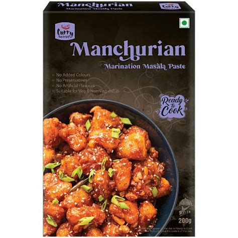 Curry Secret Manchurian Marination Masala Paste 200 Gm – Starquik