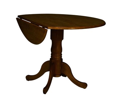 Dining Essentials - Round Drop Leaf Pedestal Table in Espresso | John ...