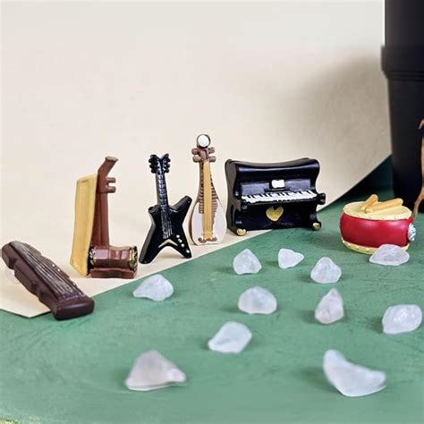 Buy SATYAM KRAFT 1 Set (6 Pieces) Music Instrument Figurine | Unique ...