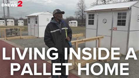 Greensboro man shares experience while staying in pallet homes ...