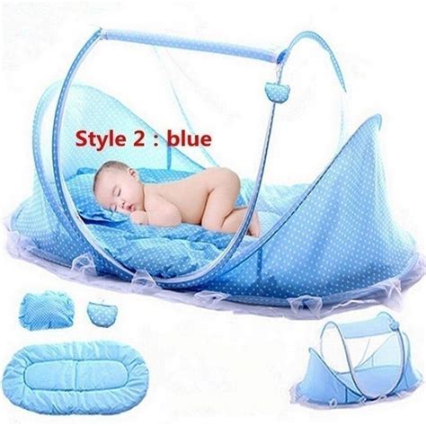 Weinri Portable Folding Solid Zipper Closure Home Baby Mosquito Net Set ...
