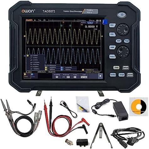 OWON TAO3072 2CH 8 inch Handheld Digital Oscilloscope with 70MHz ...