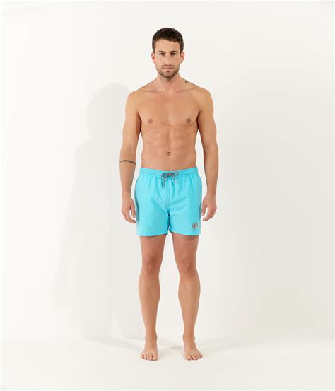 Plain turquoise blue swimshort for mens | Quality brand Europann