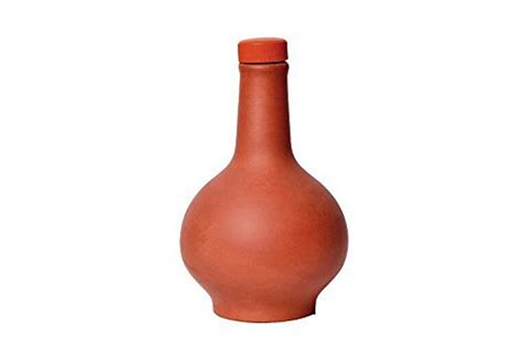 vaghbhatt Clay Surahi Bottle (Brown) : Amazon.in: Home & Kitchen