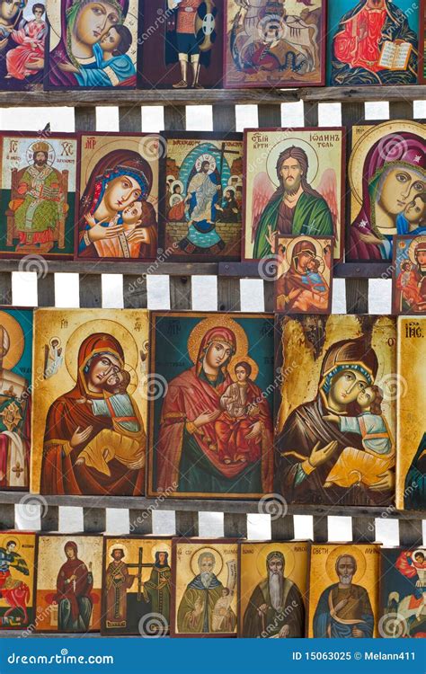 Orthodox Icons from Sofia, Bulgaria Editorial Image - Image of religion, eastern: 15063025