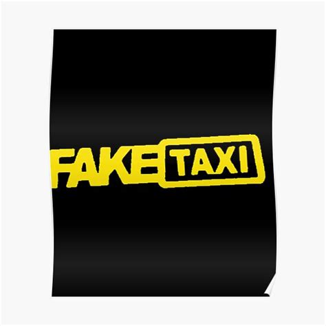 "Fake Taxi car - fake taxi bumper sticker meaning" Poster for Sale by ...