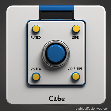 Hyper-Casual Cube Runner UI | Stable Diffusion Online