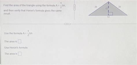 Image result for Area of a Triangle Formula