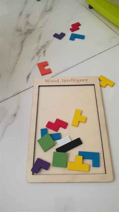 Buy Tootpado Wntb081 Wooden Tetris Jigsaw Puzzle 40 Pcs Online at Low ...