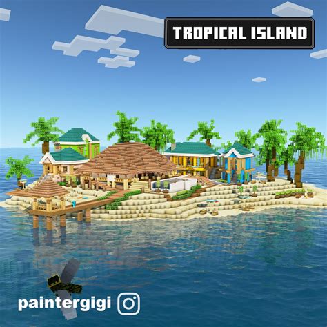 Image result for Minecraft Tropical Builds