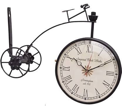 Buy Nutts Black Iron 6 Inch Victoria Station Rikshaw Clock London ...