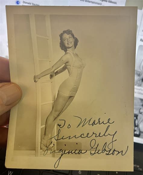 Autographed Photo of Virginia Gibson in a Bathing Suit with COA | eBay