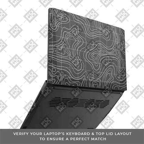 Transparent Abstract Contour Grid Lines Lenovo IdeaPad Gaming 3 15ACH6