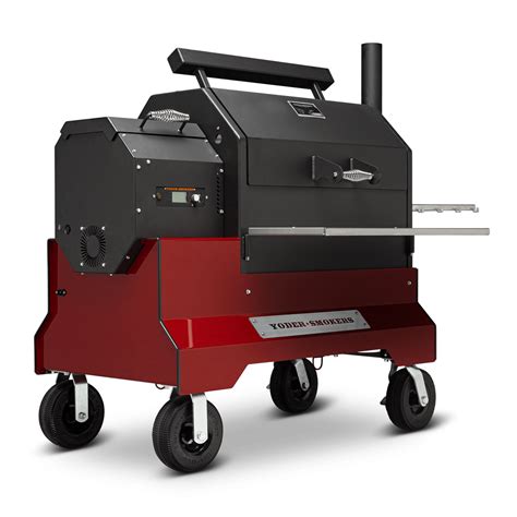 YS640s Pellet Grill Limited Edition Colors Competition Cart