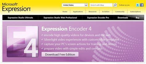 Image result for Microsoft Expression Encoder 4 Pro