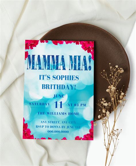 Mamma Mia Invitation Template Free - Campaign Planning Template