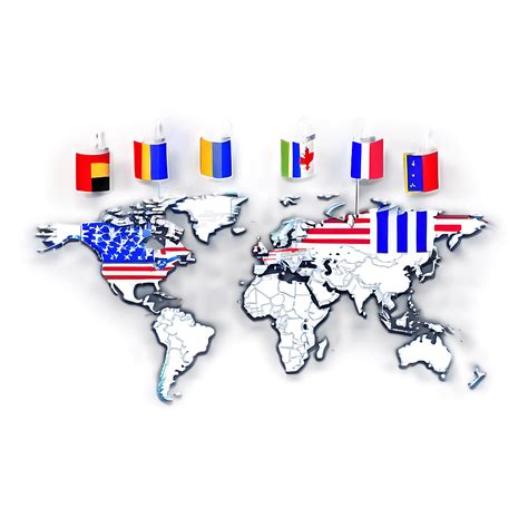 World Map with Flags 的图像结果