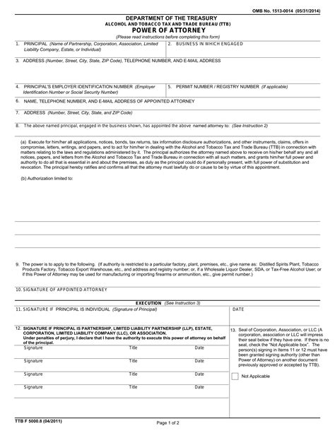 Ttb F 5000 8 Form ≡ Fill Out Printable PDF Forms Online