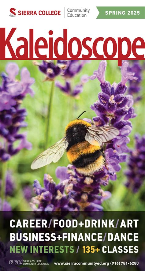 Sierra College Community Education Kaleidoscope Spring 2025