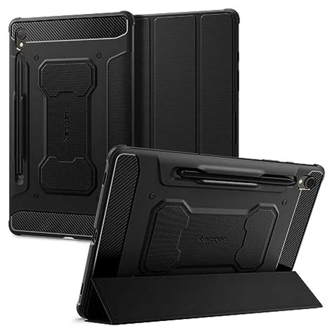 Spigen Rugged Armor Pro case Designed for Galaxy Tab S9 - Black - Price ...