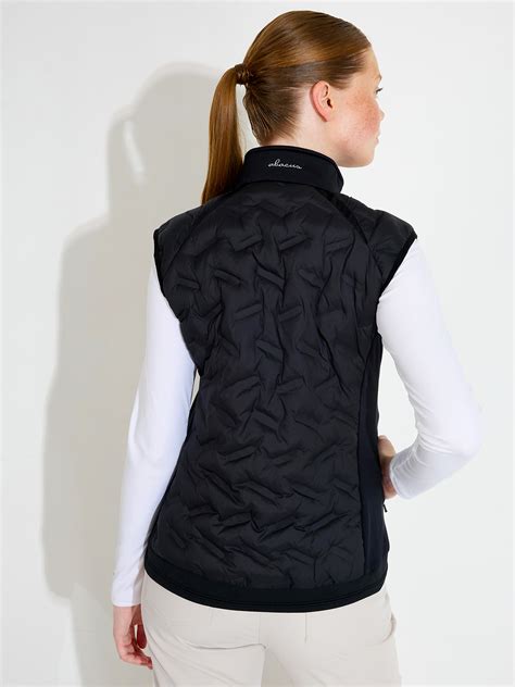 Lds Portrush hybrid vest - black Vests - WOMEN | Golf clothing | Abacus ...