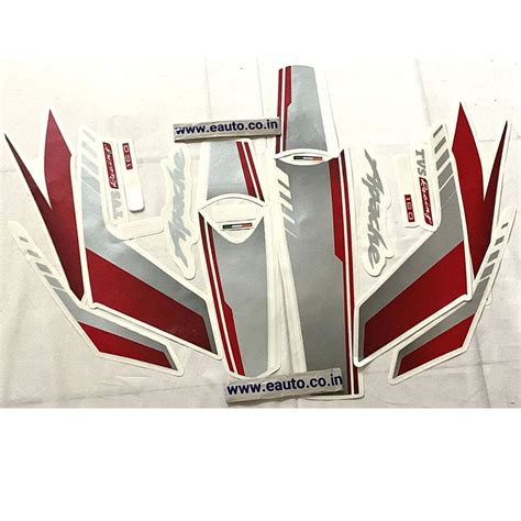 Graphics Sticker Set for TVS Apache RTR 160 BS6 | Blue Bike | Vinyl De