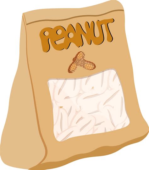 Bag Of Peanuts Clipart