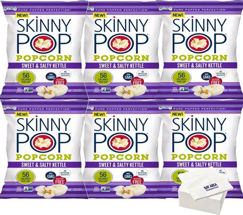 Amazon.com: Blunon Skinny Pop Popcorn Variety Pack - Snack Bags ...