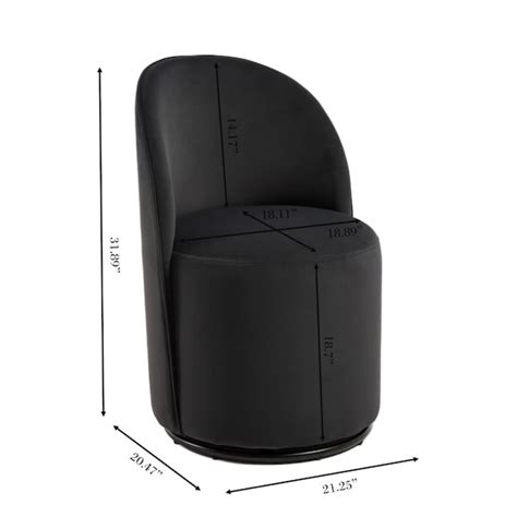 Coolbibila Set of 2 Gray Velvet Upholstered Barrel Dining Chair Mid ...