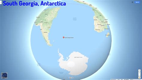 South Georgia Map - Antarctica