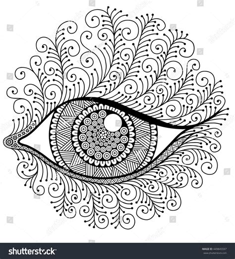 Eye Coloring Pages For Adults