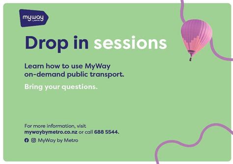 MyWay by Metro Drop in Session, Timaru District Libraries, 6 March 2024 ...