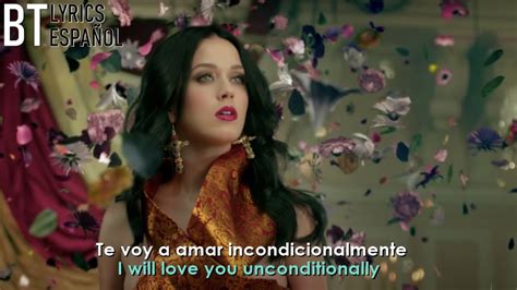 Katy Perry - Unconditionally (Lyrics + Español) Video Official - YouTube