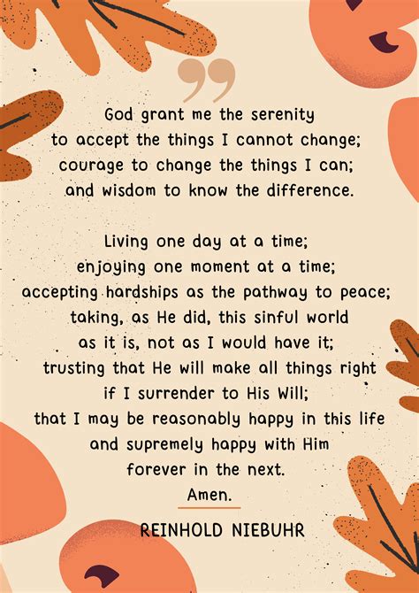 Serenity Prayer (Full Version) Meaning + Analysis