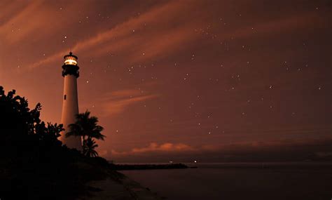 Image result for Key Biscayne Lighthouse Night