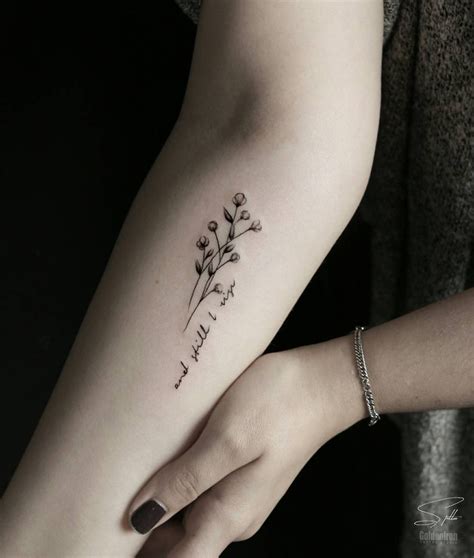 small arm tattoos for females with meaning