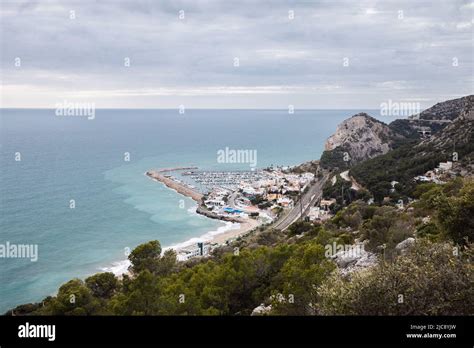 Garraf village from top view at winter, Barcelona, Catalonia, Spain ...