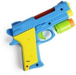DhyeyCollection Colorful Small Toy Gun with Flashing Light and Sound ...