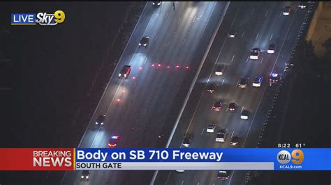 Pedestrian Found Dead On 710 Freeway - CBS Los Angeles