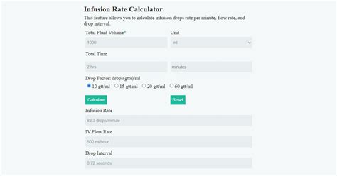 Rezultat imagine pentru Infusion Flow Rate