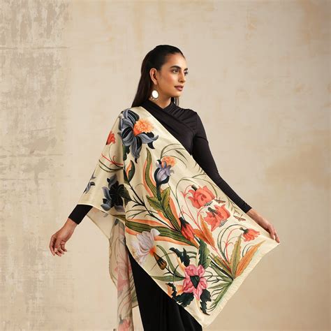 Scarf Crepe - Mughal Garden – Froggmag